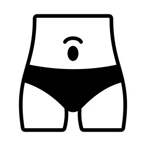 Belly, Tummy, Abdomen, Stomach, Body icon