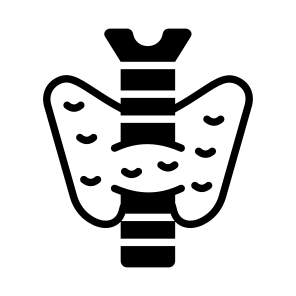 Gland, Neck, Endocrine, Bone, Thyroid icon