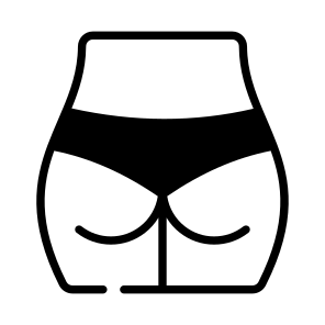 Hips, Buttocks, Body, Back, Anatomy icon