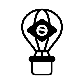Balloon, Aerostat, Ride, Travel, Transport icon