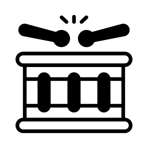 Drum, Drumbeat, Snare, Instrument, Percussion icon