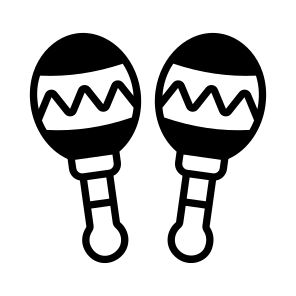 Maracas, Shakers, Rattles, Percussion, Instrument icon