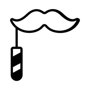 Mustache, Hairs, Fake, Prop, Accessory icon