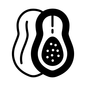 Papaya, Fruit, Food, Nutrition, Edible icon