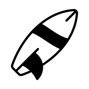 Surfboard, Beach, Board, Ride, Plank icon