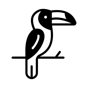 Toucan, Bird, Creature, Specie, Tropical icon