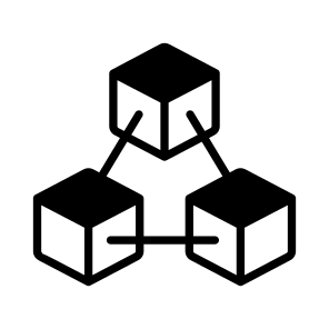 Blockchain, Network, Connection, Link, Nft icon