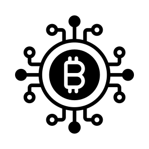 Digital, Crypto, Cryptocurrency, Bitcoin, Money icon
