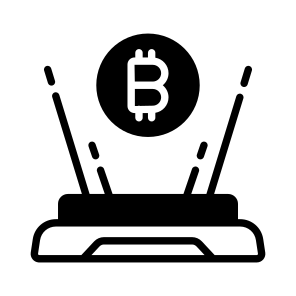 Hologram, Crypto, Cryptocurrency, Bitcoin, Money icon