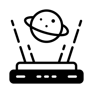 Hologram, Orbit, Planetary, Space, Astrology icon