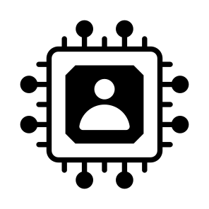 Microchip, Microprocessor, Chip, Cpu, Digital icon