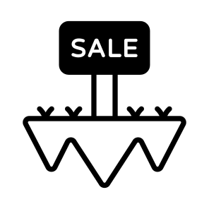 Sale, Area, Simulation, Immersive, Land icon