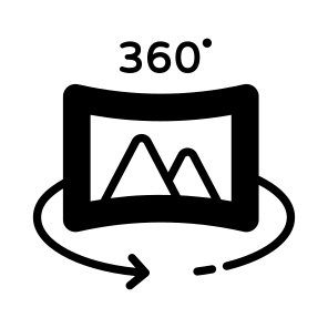 View, Simulation, Landscape, Metaverse, Screen icon