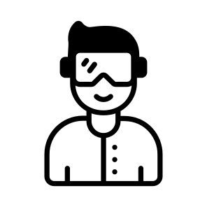 Vr, Person, Experience, Virtual, Digital icon