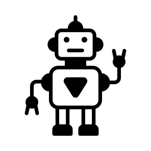 Waving, Bot, Robot, Technology, Ai icon