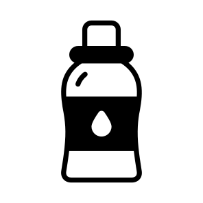 Bleed, Liquid, Whitener, Bottle, Housekeeping icon