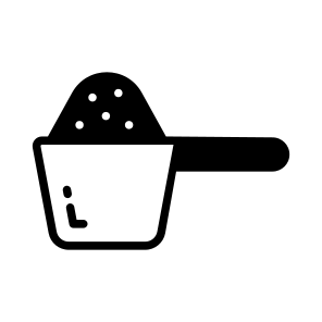 Detergent, Scoop, Spoon, Powder, Housekeeping icon
