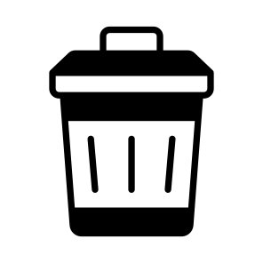 Dustbin, Trash, Can, Waste, Garbage icon