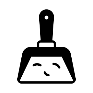 Dustpan, Dust, Container, Pan, Housekeeping, Housework icon