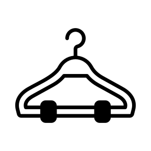Hanger, Tailoring, Hook, Housekeeping, Laundry icon