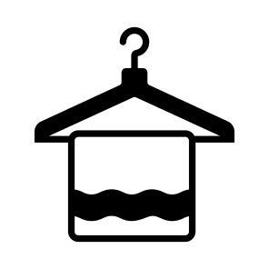Hanger, Wipe, Napkin, Washcloth, Towel icon