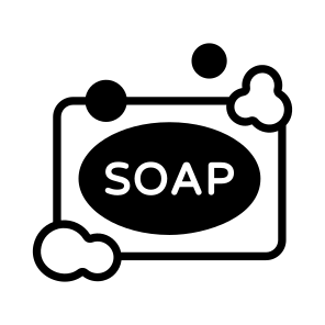 Soap, Bubbles, Housekeeping, Laundry, Washing icon