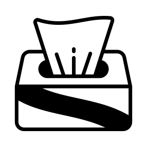 Tissue, Napkin, Wipe, Handkerchief, Paper icon