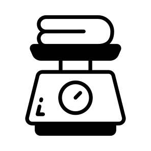 Weight, Scale, Clothes, Machine, Housekeeping icon