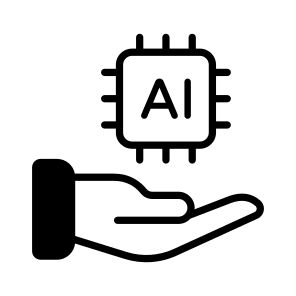 Ai, Artificial, Intelligence, Assistance, Microchip icon