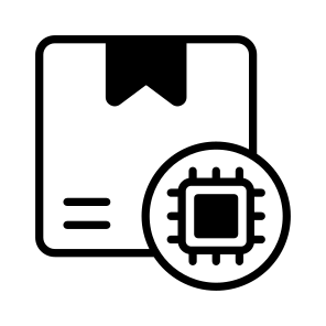 Ai, Artificial Intelligence, Parcel, Package, Delivery icon