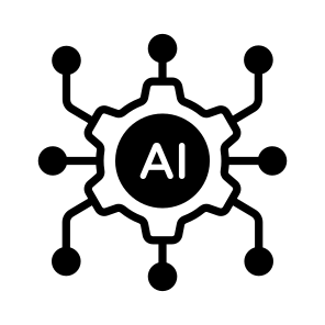 Automation, Microprocessor, Artificial, Intelligence, Maintenance icon