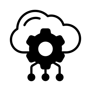 Cloud, Services, Artificial, Intelligence, Infrastructure icon