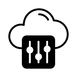 Cloud, Setting, Management, Computing, Hosting icon