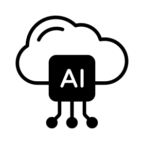 Cloud, Technology, Ai, Microprocessor, Processor icon