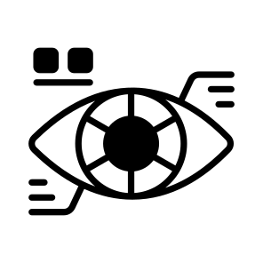 Cyber, Eye, Artificial, Intelligence, Cybernetics icon