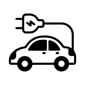 Electric, Car, Vehicle, Conveyance, Mobility icon