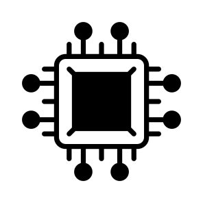 Microprocessor, Processor, Ai, Artificial, Intelligence,,  icon