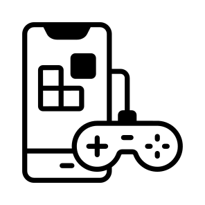 Mobile, Gaming, Development, Gaming, Joystick icon
