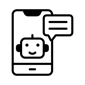 Mobile, Robot, Artificial, Intelligence, Assistant icon