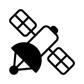 Satellite, Artificial, Spacecraft, Geostationary, Communication icon
