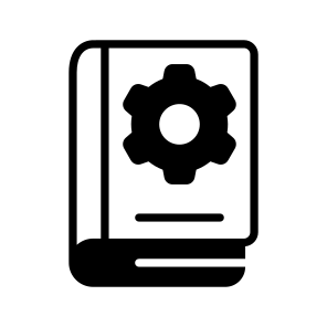 Setting, Manual, Book, Knowledge, Information icon