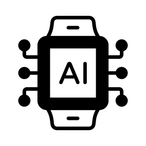 Smartwatch, Ai, Watch, Gadget, Timer icon