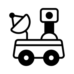 Space, Rover, Vehicle, Transport, Moonwalker icon