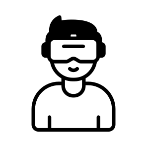 Virtual, Reality, Vr, Headset, Gaming icon