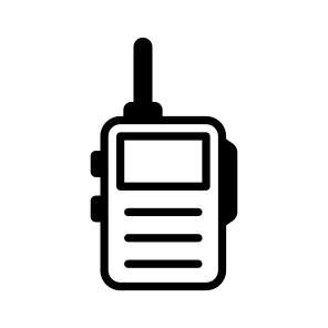Walkie Talkie, Communicator, Transmitter, Receiver, Wireless icon