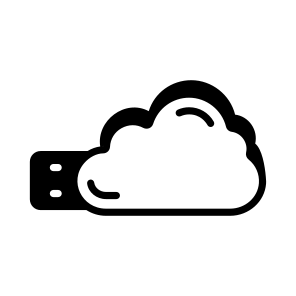 Data, Cloud, Server, Hosting, Computing icon