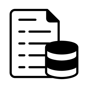 Data, Database, Db, File, Document icon