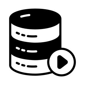 Data, Database, Db, Media, Video icon