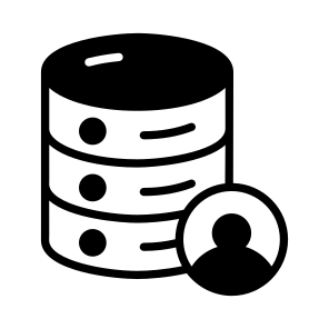 Data, Database, Db, Personal, User icon