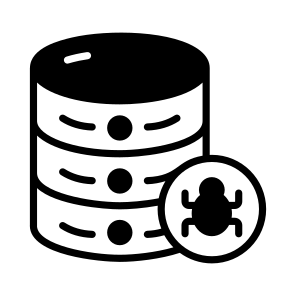 Data, Database, Db, Virus, Bug icon
